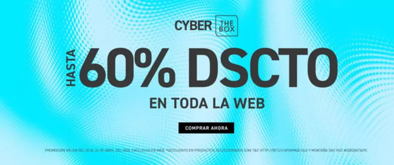 Catálogo The Box | Cyber the box | 2026-04-20T00:00:00.000Z - 2026-04-24T00:00:00.000Z