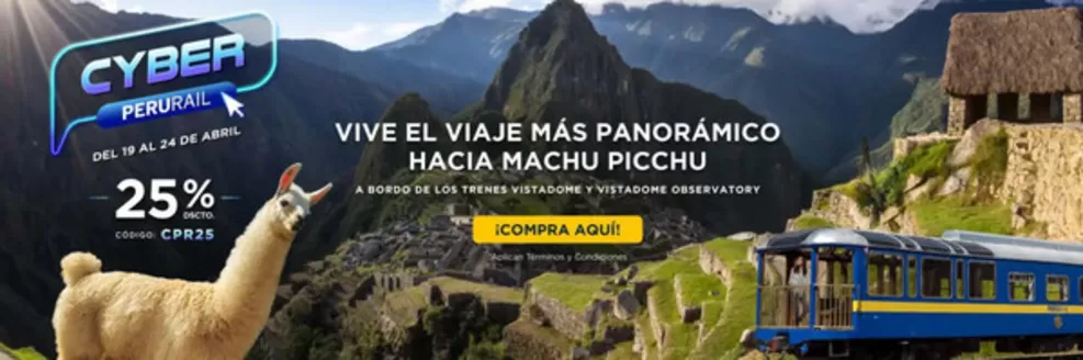 Catálogo Perúrail | Cyber Perúrail | 2026-04-21T00:00:00.000Z - 2026-04-24T00:00:00.000Z