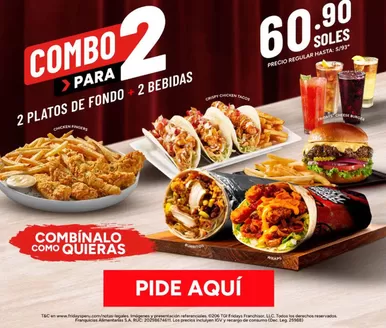 Catálogo TGI Friday's | Combos  | 2026-04-21T00:00:00.000Z - 2026-05-31T00:00:00.000Z
