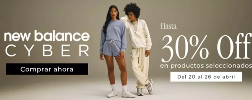 Catálogo New Balance | Cyber new balance  | 2026-04-21T00:00:00.000Z - 2026-04-26T00:00:00.000Z