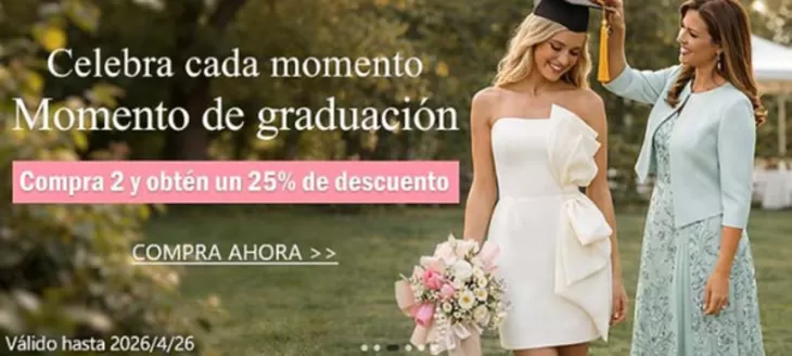 Catálogo LightInTheBox | Compra 2 y obten un 25%de descuento  | 2026-04-21T00:00:00.000Z - 2026-04-26T00:00:00.000Z