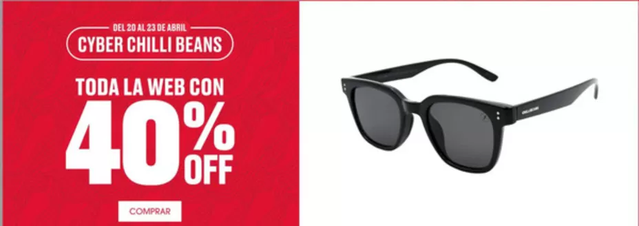 Catálogo Chilli Beans | Cyber Chilli Beans  | 2026-04-21T00:00:00.000Z - 2026-04-23T00:00:00.000Z