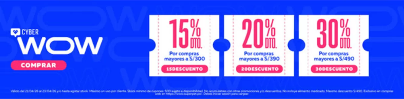 Catálogo Superpet | Nuevas ofertas para descubrir | 2026-04-21T00:00:00.000Z - 2026-04-23T00:00:00.000Z