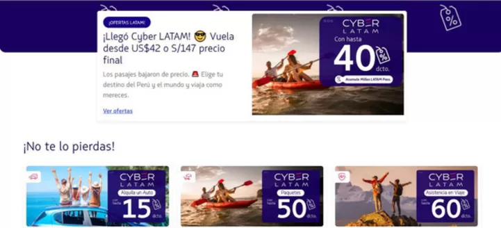 Catálogo Latam Airlines | Cyber latam  | 2026-04-22T00:00:00.000Z - 2026-04-23T00:00:00.000Z