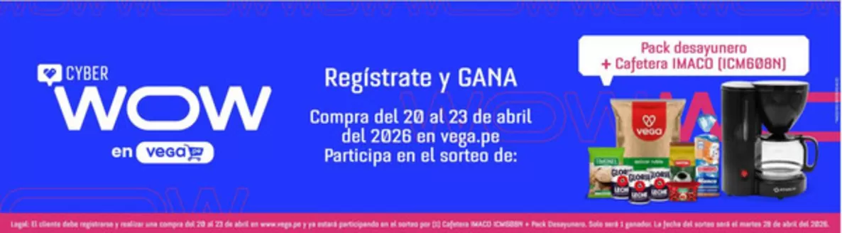 Catálogo Vega | Ofertas para cazadores de gangas | 2026-04-20T00:00:00.000Z - 2026-04-23T00:00:00.000Z
