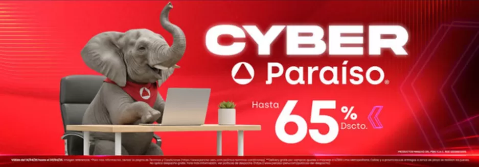 Catálogo Paraiso del Perú en Pimentel | Cyber Paraiso  | 2026-04-23T00:00:00.000Z - 2026-04-30T00:00:00.000Z