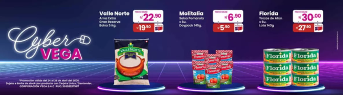 Catálogo Vega | Ofertas principales y descuentos | 2026-04-24T00:00:00.000Z - 2026-04-26T00:00:00.000Z