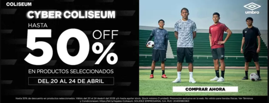 Catálogo Umbro | Cyber Coliseum  | 2026-04-24T00:00:00.000Z - 2026-04-24T00:00:00.000Z