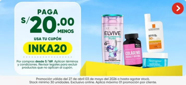 Catálogo InkaFarma en Piura | Ofertas y gangas exclusivas | 2026-04-27T00:00:00.000Z - 2026-05-03T00:00:00.000Z