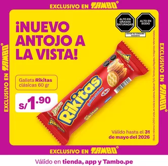 Catálogo Tambo | Excelente oferta para cazadores de gangas | 2026-05-05T00:00:00.000Z - 2026-05-31T00:00:00.000Z
