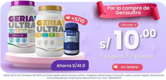 Catálogo Boticas Perú en Ancon | Excelente oferta para todos los clientes | 2026-05-01T00:00:00.000Z - 2026-05-31T00:00:00.000Z