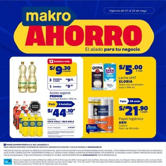Catálogo Makro | Catálogo Makroahorro #10 | 2026-05-07T00:00:00.000Z - 2026-05-20T00:00:00.000Z