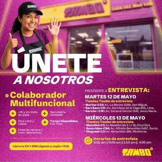 Catálogo Tambo en Lima | Ofertas especiales para ti | 2026-05-12T00:00:00.000Z - 2026-05-13T00:00:00.000Z