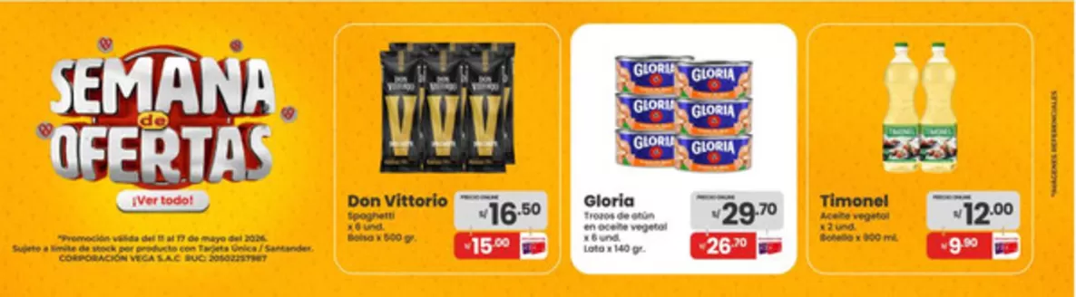 Catálogo Vega en Lurín | Ofertas exclusivas para nuestros clientes | 2026-05-11T00:00:00.000Z - 2026-05-17T00:00:00.000Z