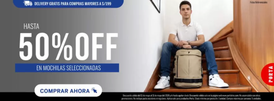 Catálogo Porta | Hasta 50%off | 2026-05-13T00:00:00.000Z - 2026-05-31T00:00:00.000Z