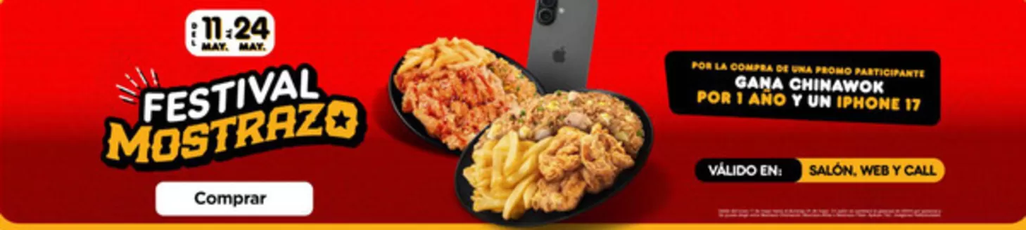 Catálogo China Wok | Festival mostrazo | 2026-05-14T00:00:00.000Z - 2026-05-24T00:00:00.000Z