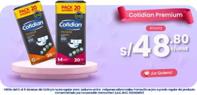 Catálogo Boticas Perú en Sausal | Ofertas principales y descuentos | 2026-05-01T00:00:00.000Z - 2026-05-31T00:00:00.000Z