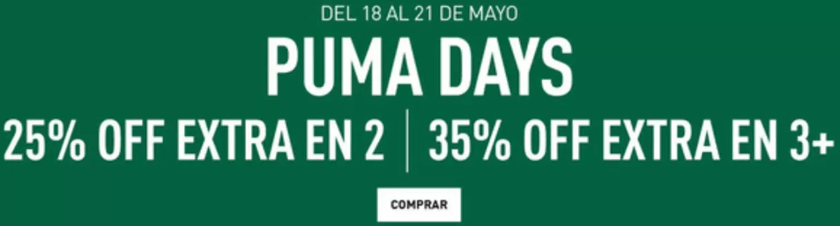 Catálogo Puma | Puma Days  | 2026-05-18T00:00:00.000Z - 2026-05-21T00:00:00.000Z
