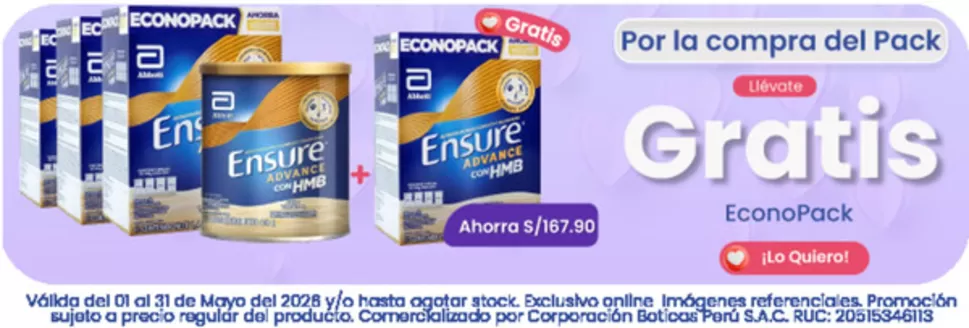 Catálogo Boticas Perú en Lima | Ofertas principales para todos los clientes | 2026-05-01T00:00:00.000Z - 2026-05-31T00:00:00.000Z