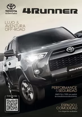 Catálogo Toyota en Juliaca | Toyota 4Runner | 2025-04-07T00:00:00.000Z - 2026-04-07T00:00:00.000Z