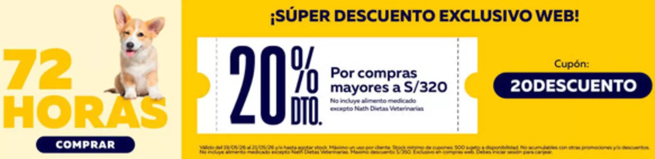Catálogo Superpet | 72 horas super descuento | 2026-05-19T00:00:00.000Z - 2026-05-21T00:00:00.000Z