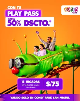 Catálogo Coney Park | Con tu play pass | 2026-05-20T00:00:00.000Z - 2026-05-31T00:00:00.000Z