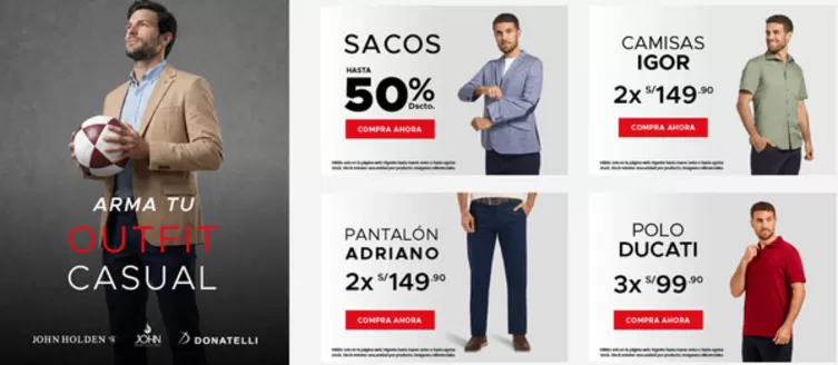 Catálogo Tiendas Él | Arma tu outfit casual  | 2026-05-21T00:00:00.000Z - 2026-06-30T00:00:00.000Z
