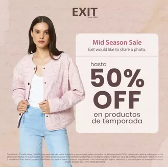 Catálogo Exit | Hasta 50%off  | 2026-05-25T00:00:00.000Z - 2026-05-26T00:00:00.000Z