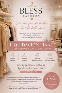 Catálogo Bless Fashion en Chosica | Liquidacion final  | 2026-05-26T00:00:00.000Z - 2026-06-30T00:00:00.000Z