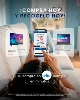 Catálogo Tiendas EFE en Pucallpa | Compra hoy y recogelo hoy! | 2026-05-28T00:00:00.000Z - 2026-06-30T00:00:00.000Z