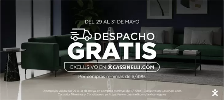 Catálogo Cassinelli en Huancayo | Catálogo Cassinelli | 2026-05-29T00:00:00.000Z - 2026-05-31T00:00:00.000Z