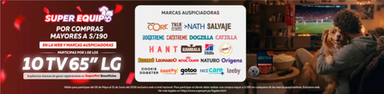 Catálogo Superpet | Super Equipo  | 2026-06-02T00:00:00.000Z - 2026-06-21T00:00:00.000Z