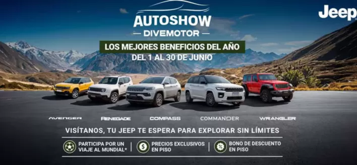 Catálogo Jeep en Talara | Los mejores beneficios del ano | 2026-06-03T00:00:00.000Z - 2026-06-30T00:00:00.000Z