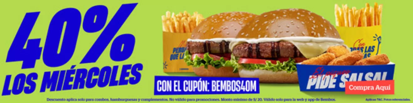 Catálogo Bembos en Cusco | Catálogo Bembos | 2026-06-04T00:00:00.000Z - 2026-06-18T00:00:00.000Z