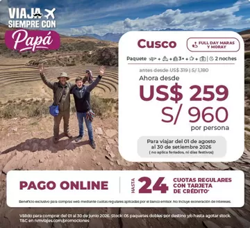Catálogo Nuevo Mundo Viajes | Viaja siempre con Papa  | 2026-06-04T00:00:00.000Z - 2026-06-30T00:00:00.000Z