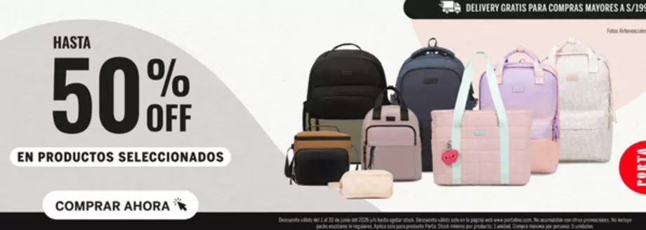 Catálogo Porta | Hasta 50%off | 2026-06-05T00:00:00.000Z - 2026-06-30T00:00:00.000Z