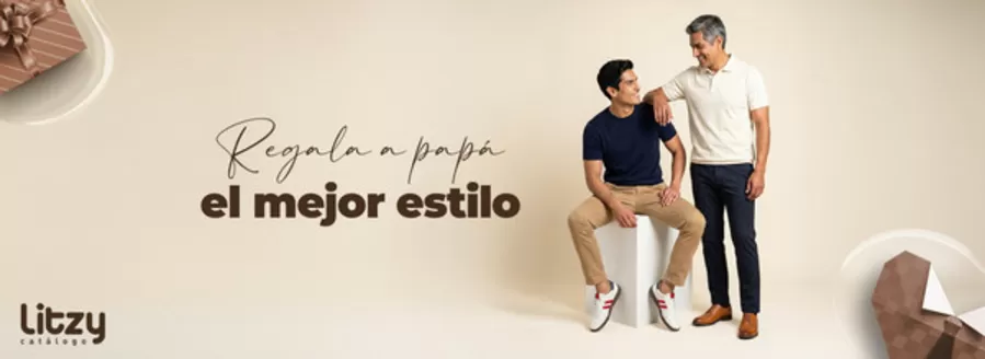 Catálogo Litzy Catálogo | Regala a papa el mejor estilo | 2026-06-05T00:00:00.000Z - 2026-06-30T00:00:00.000Z