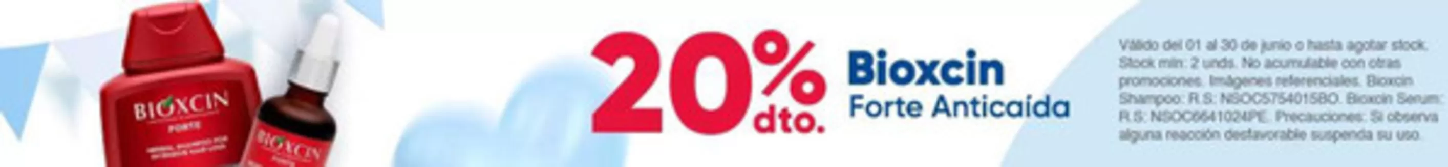 Catálogo Farmacia Universal en Huancapi | 20% dto bioxcin forte anticaida  | 2026-06-08T00:00:00.000Z - 2026-06-30T00:00:00.000Z