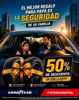 Catálogo Pimentel en San Ramón | El mejor regalo para papa es la seguridad | 2026-06-10T00:00:00.000Z - 2026-06-30T00:00:00.000Z