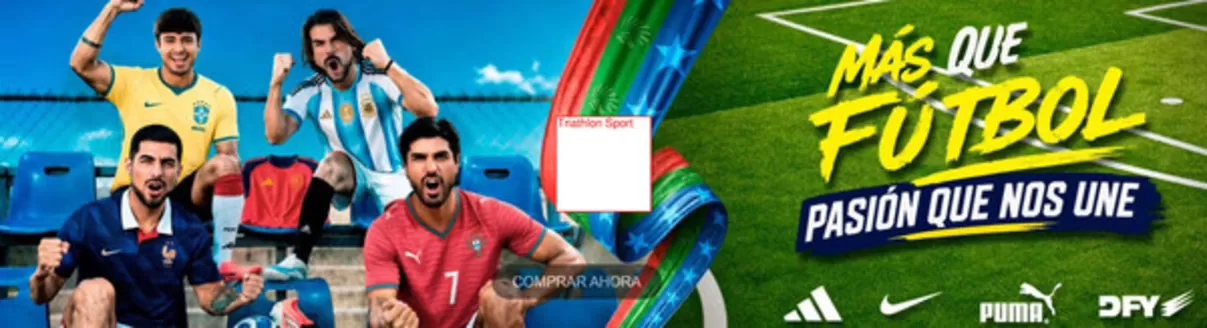 Catálogo Triathlon Sport | Mas que futbol pasion que nos une | 2026-06-11T00:00:00.000Z - 2026-06-30T00:00:00.000Z