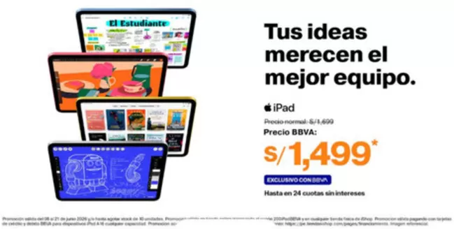 Catálogo iShop en Chulucanas | Tus ideas merecen el mejor equipo | 2026-06-11T00:00:00.000Z - 2026-06-21T00:00:00.000Z