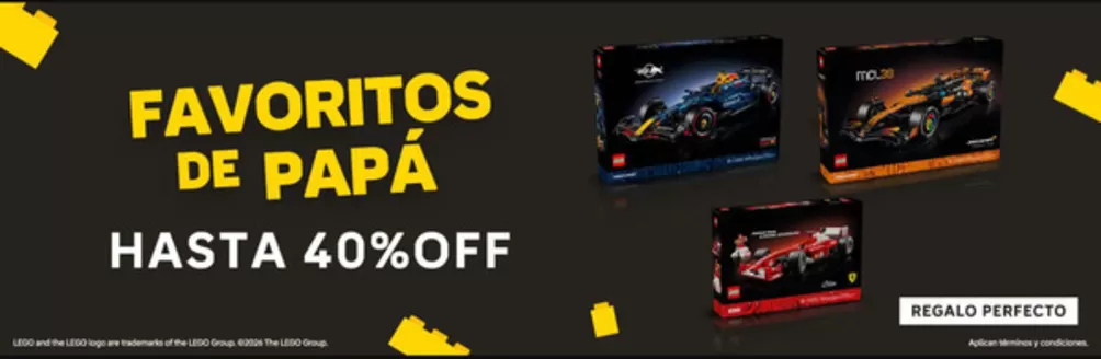 Catálogo LEGO | Favoritos de papa | 2026-06-11T00:00:00.000Z - 2026-06-30T00:00:00.000Z