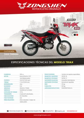 Catálogo Zongshen en San Vicente de Cañete | Catálogo Zongshen | 2025-05-12T00:00:00.000Z - 2025-12-31T00:00:00.000Z
