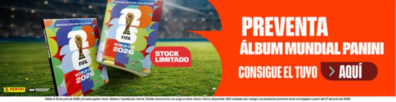 Catálogo Tai Loy | Preventa album mundial panini | 2026-06-19T00:00:00.000Z - 2026-06-27T00:00:00.000Z