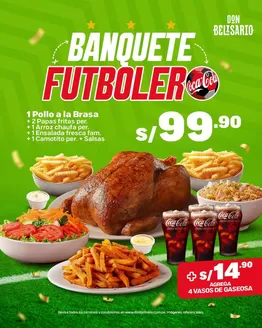 Catálogo Don Belisario | Banquete futboler | 2026-06-22T00:00:00.000Z - 2026-07-31T00:00:00.000Z