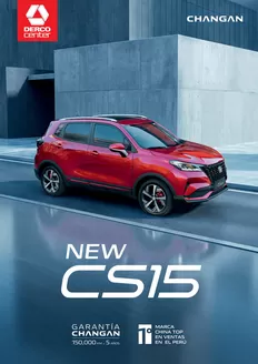 Catálogo Derco | Changan New CS15 NEW CS15 CONFORT AA 1.5L MT 4X2 2026 | 2026-06-22T00:00:00.000Z - 2026-07-06T00:00:00.000Z