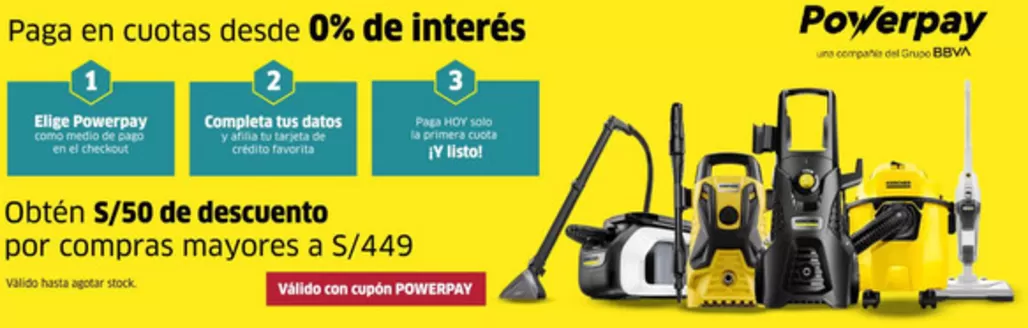 Catálogo Karcher en Cusco | Paga en coutas desde 0% de interes  | 2026-06-23T00:00:00.000Z - 2026-07-18T00:00:00.000Z