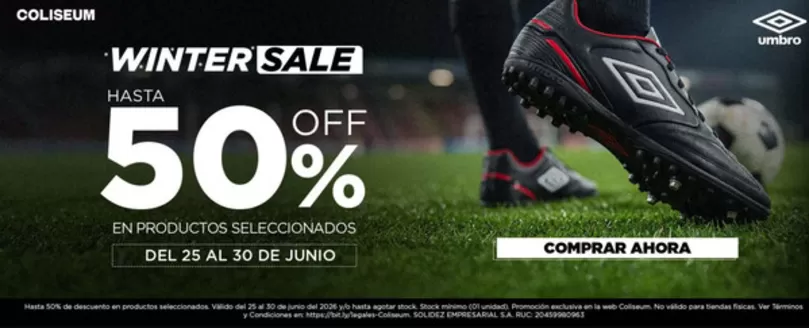 Catálogo Umbro | Winter sale hasta 50%off  | 2026-06-26T00:00:00.000Z - 2026-06-30T00:00:00.000Z