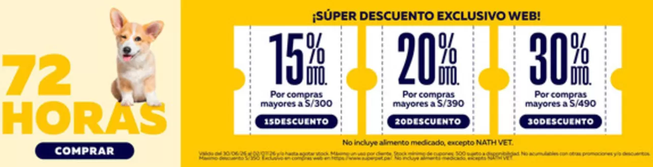 Catálogo Superpet | Ahorra ahora con nuestras ofertas | 2026-06-30T00:00:00.000Z - 2026-07-02T00:00:00.000Z