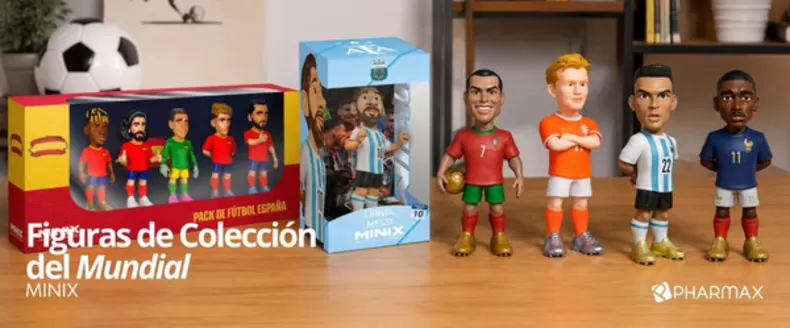 Catálogo Pharmax | Figuras de coleccion del mundial | 2026-07-03T00:00:00.000Z - 2026-07-31T00:00:00.000Z